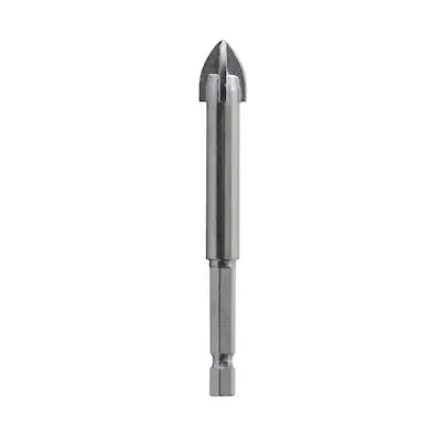 Quad-Carbide Tipped Glass Drill Bits - Pack Of 10 1