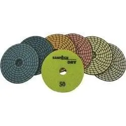 7 Step Spiral Dry Diamond Polishing Pads 1