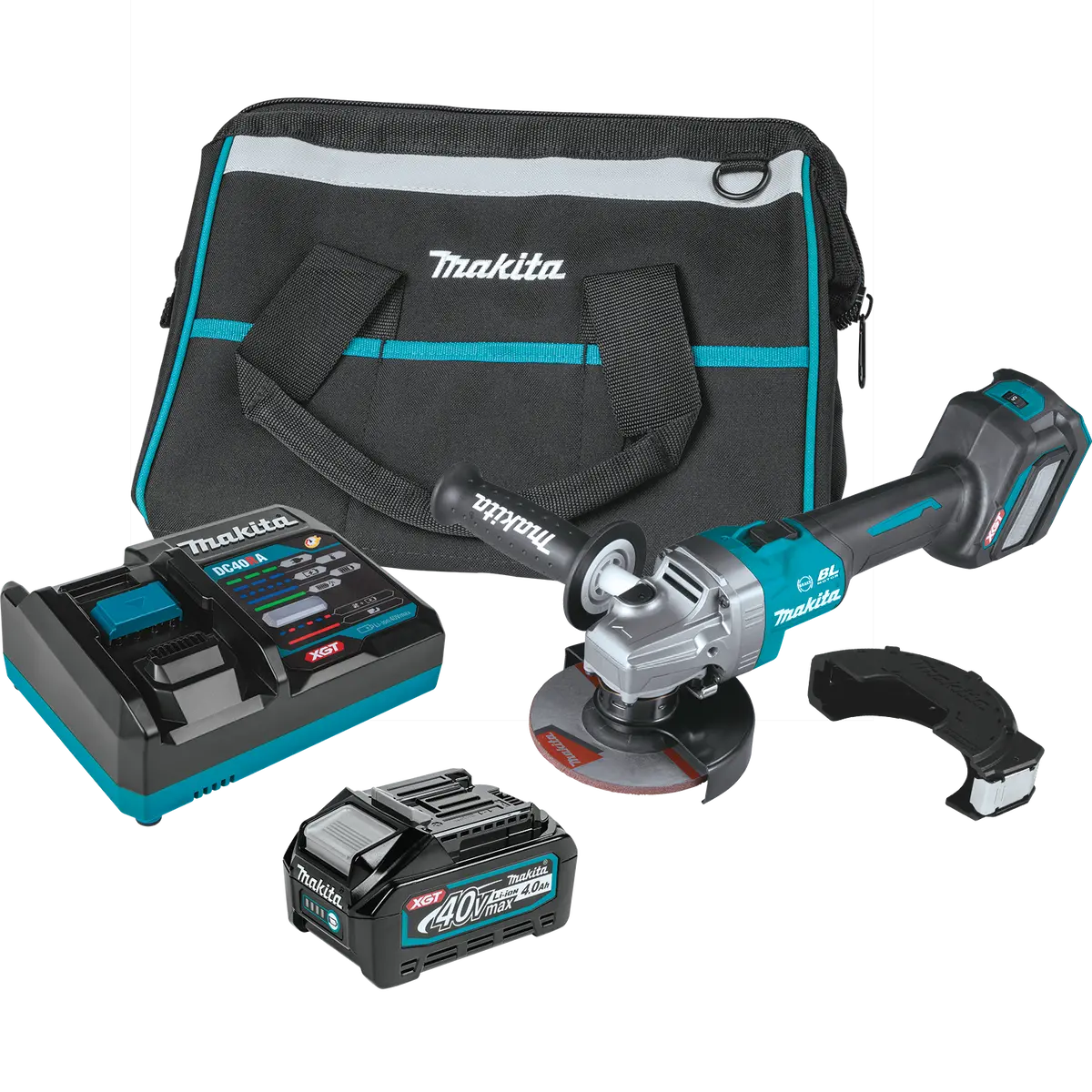 Xgt 40V Max Xgt Brushless Cordless 4‑1/2” / 5" Angle Grinder Kit 1