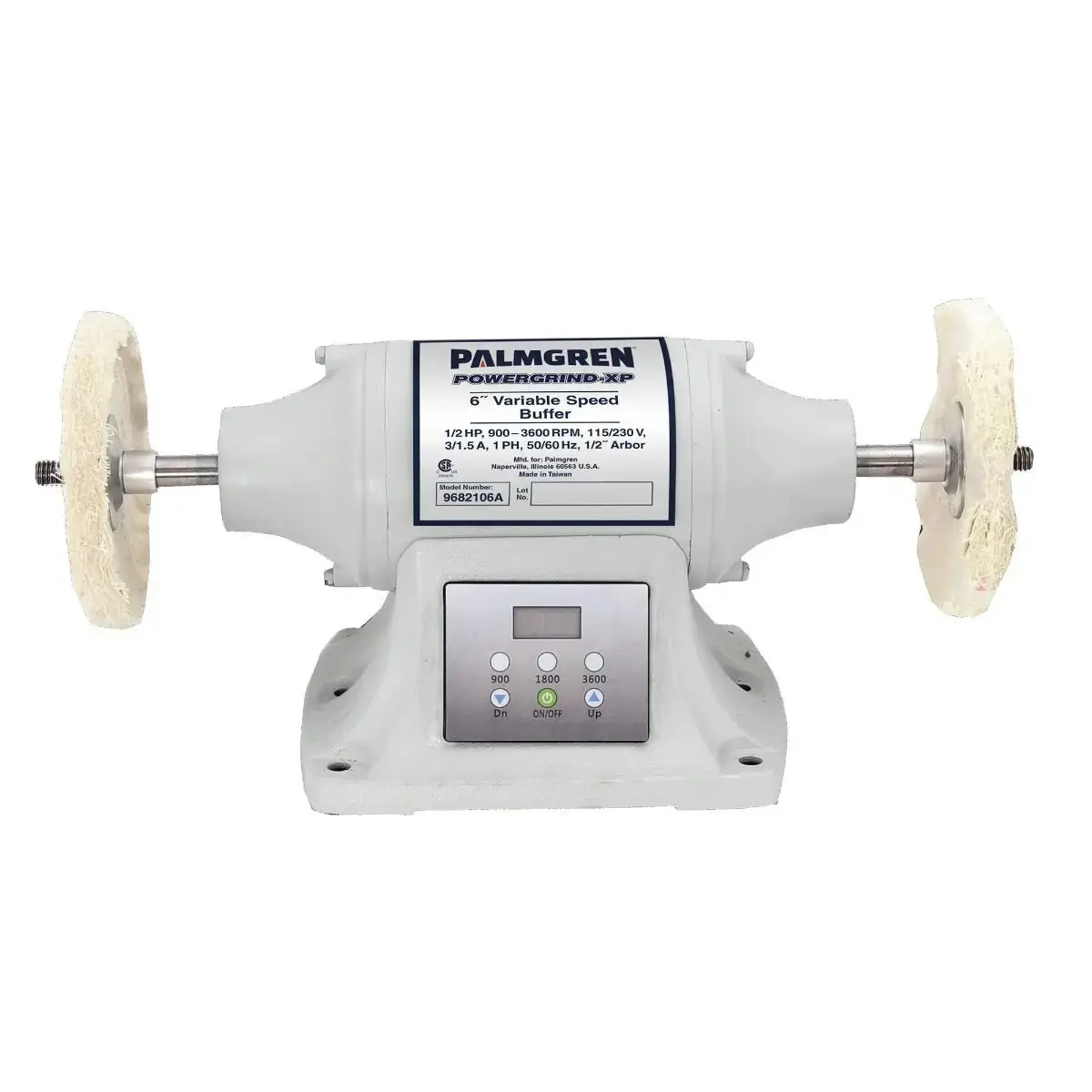6" Variable Speed 3/4Hp 115/240V Bench Buffer 1