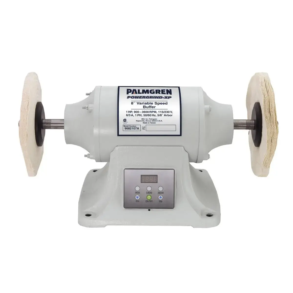 8" Variable Speed 1Hp 115/230V Bench Buffer 1