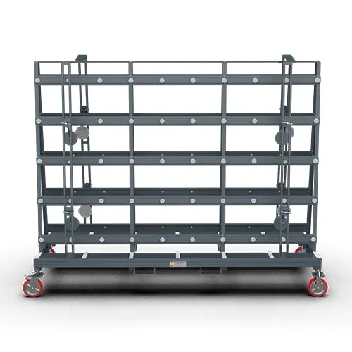 Abaco Oversized Glass Transport Cart 1
