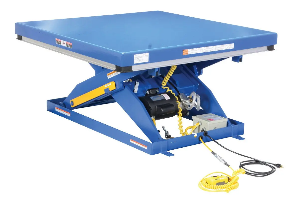 Electric Hydraulic Scissor Lift Tables - Partially Stainless Steel 1