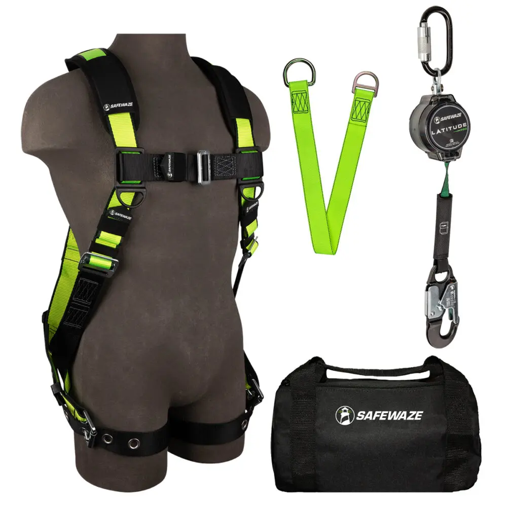 Pro Bag Combo: Fs185 Harness, 018-5009 Srl, Fs811-3 Anchor, Fs8125 Bag 1