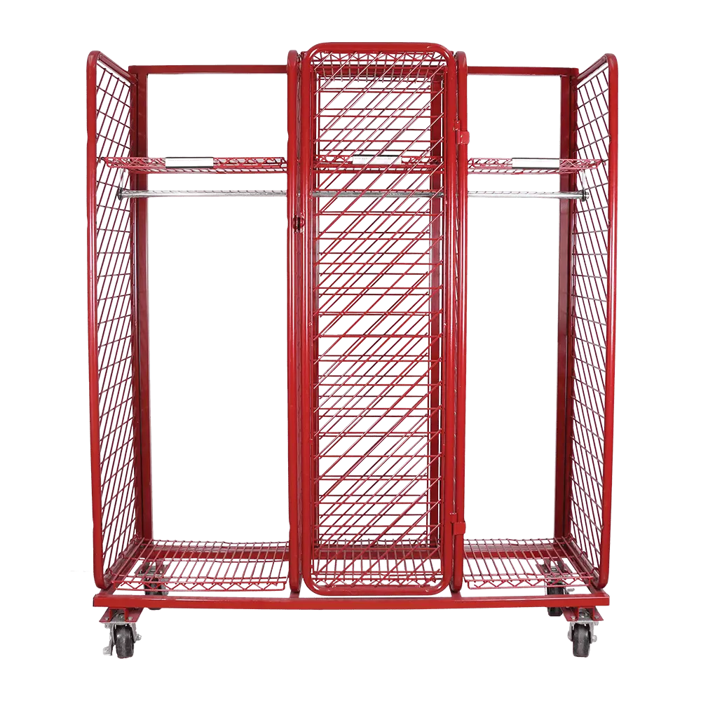 Single Sided Mobile Red Rack 18"/20"/24" 1