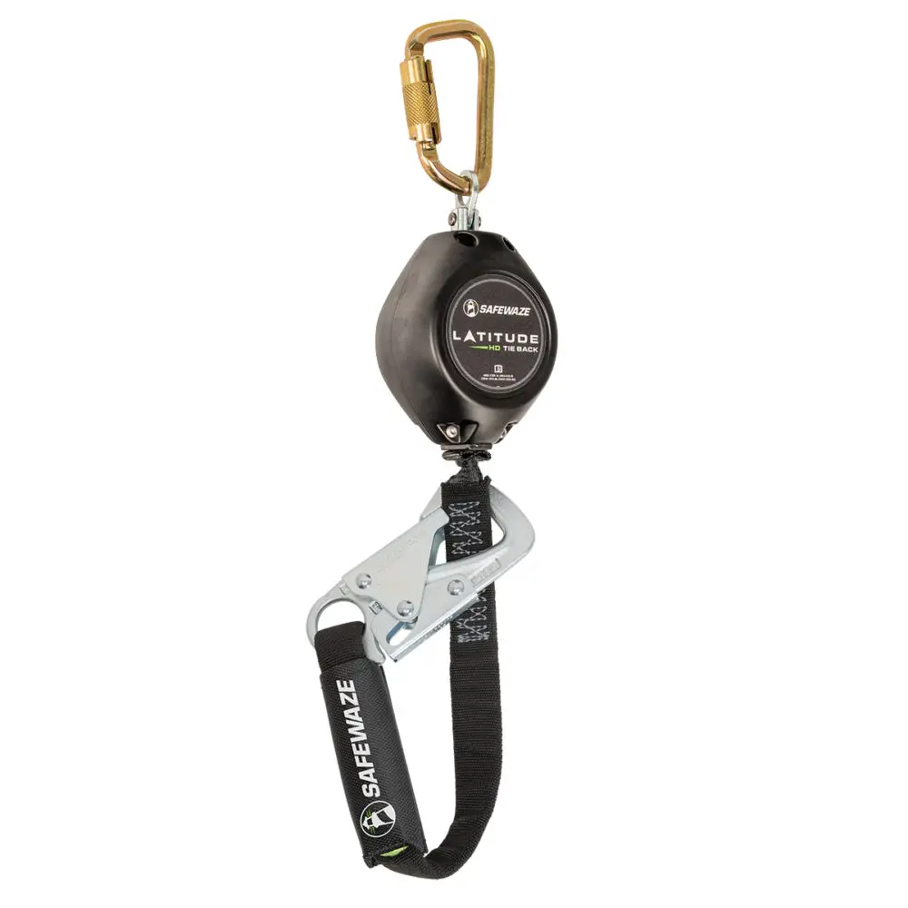Latitude Hd 11′ Single Web Srl-P: Carabiner, 20″ Tie-Back, Tie-Back Snap Hook 1