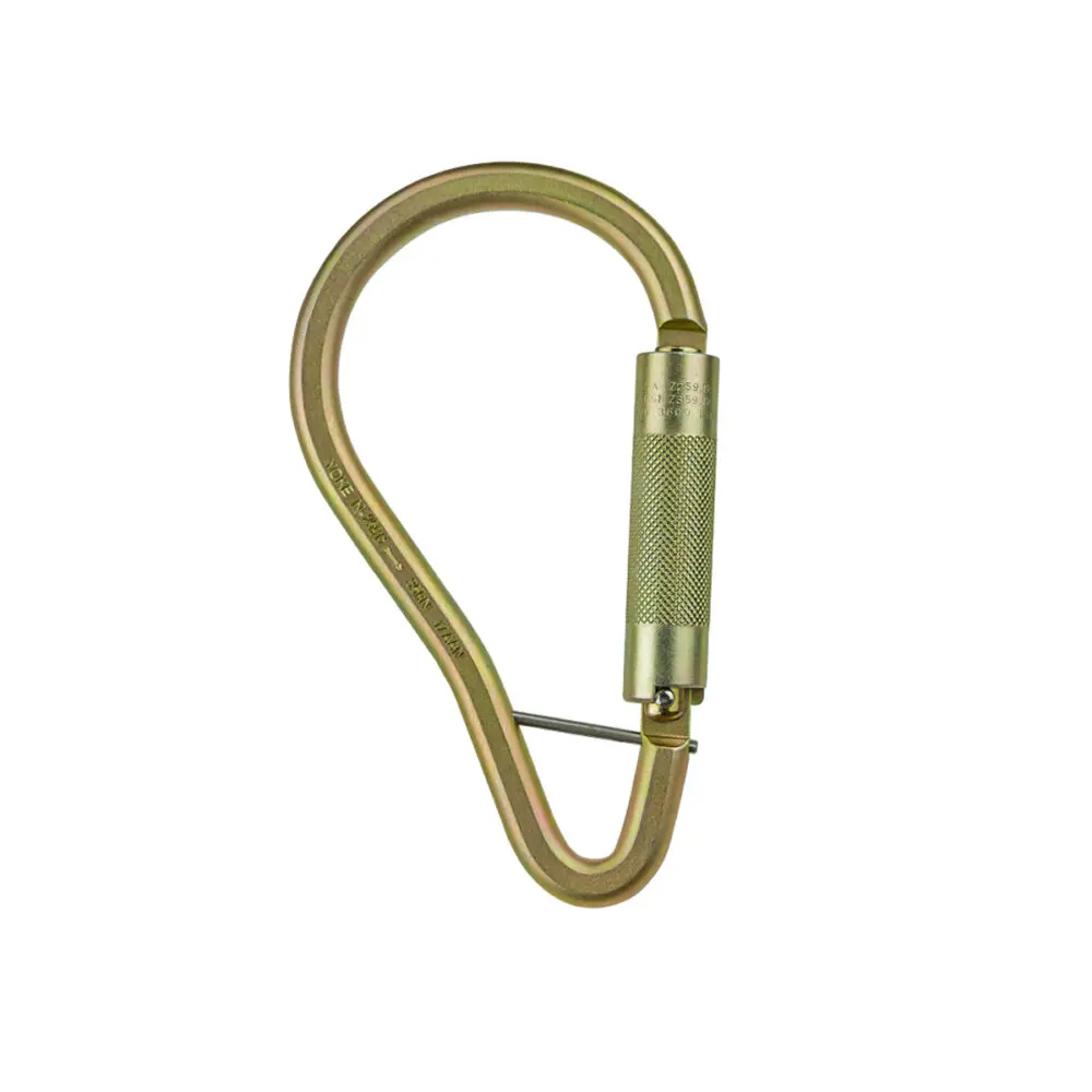 Steel Boa Carabiner W/Captive Pin 1
