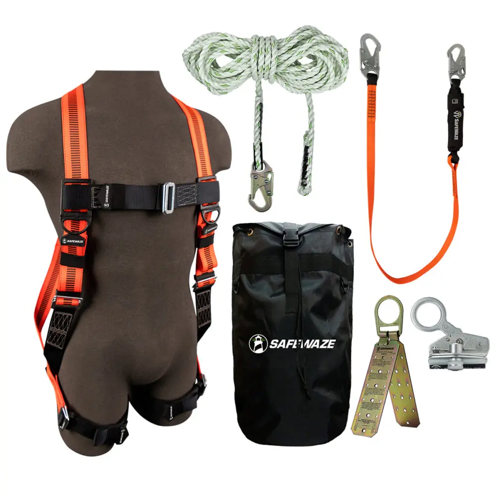 V-Line Bag Roof Kit: Fs99280-E Harness, Fs700-50 Vll, Fs1118-Dc Grab, Fs88560-E Lanyard, Fs870 Anchor, Fs8185 Bag 1