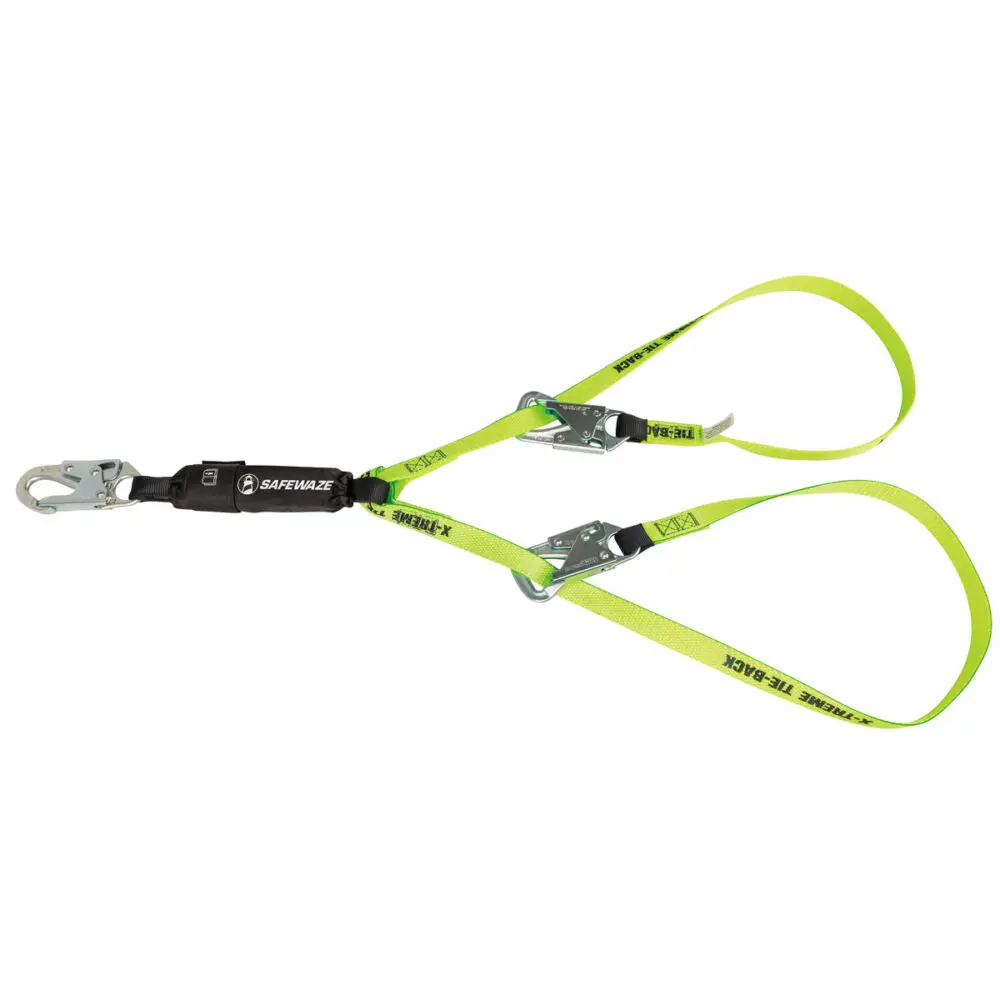 Pro 6′ Tie-Back Energy Absorbing Lanyard: Dual Leg 1