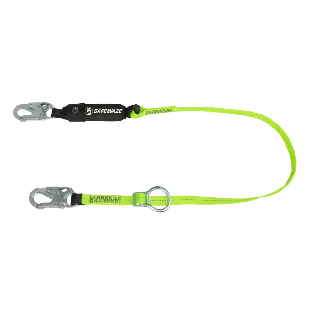 Pro 6′ Tie-Back Energy Absorbing Lanyard: Adjustable Ring 1