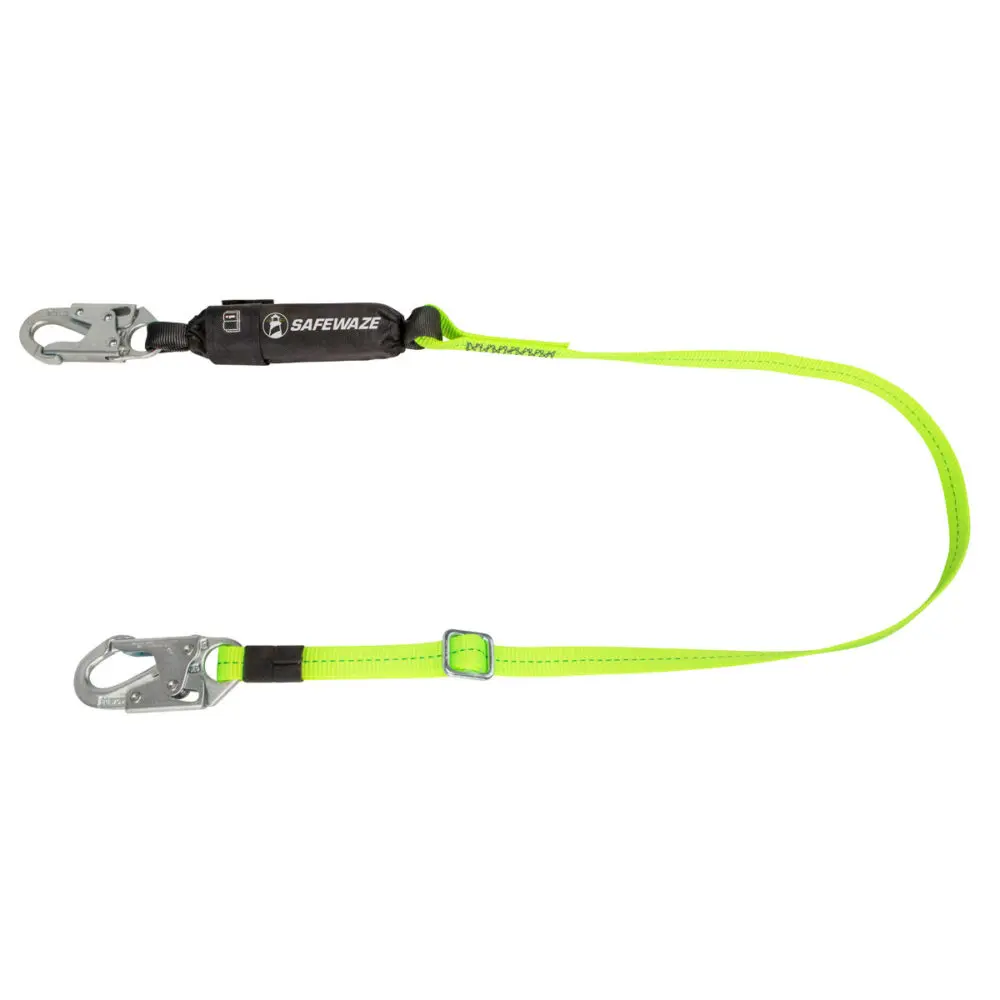 Pro 4′-6′ Adjustable Energy Absorbing Lanyard: Snap Hook 1
