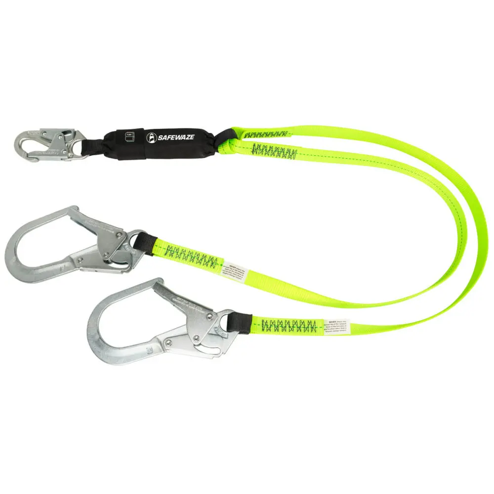 Pro Energy Absorbing Lanyard: Dual Leg, Rebar Hook 1