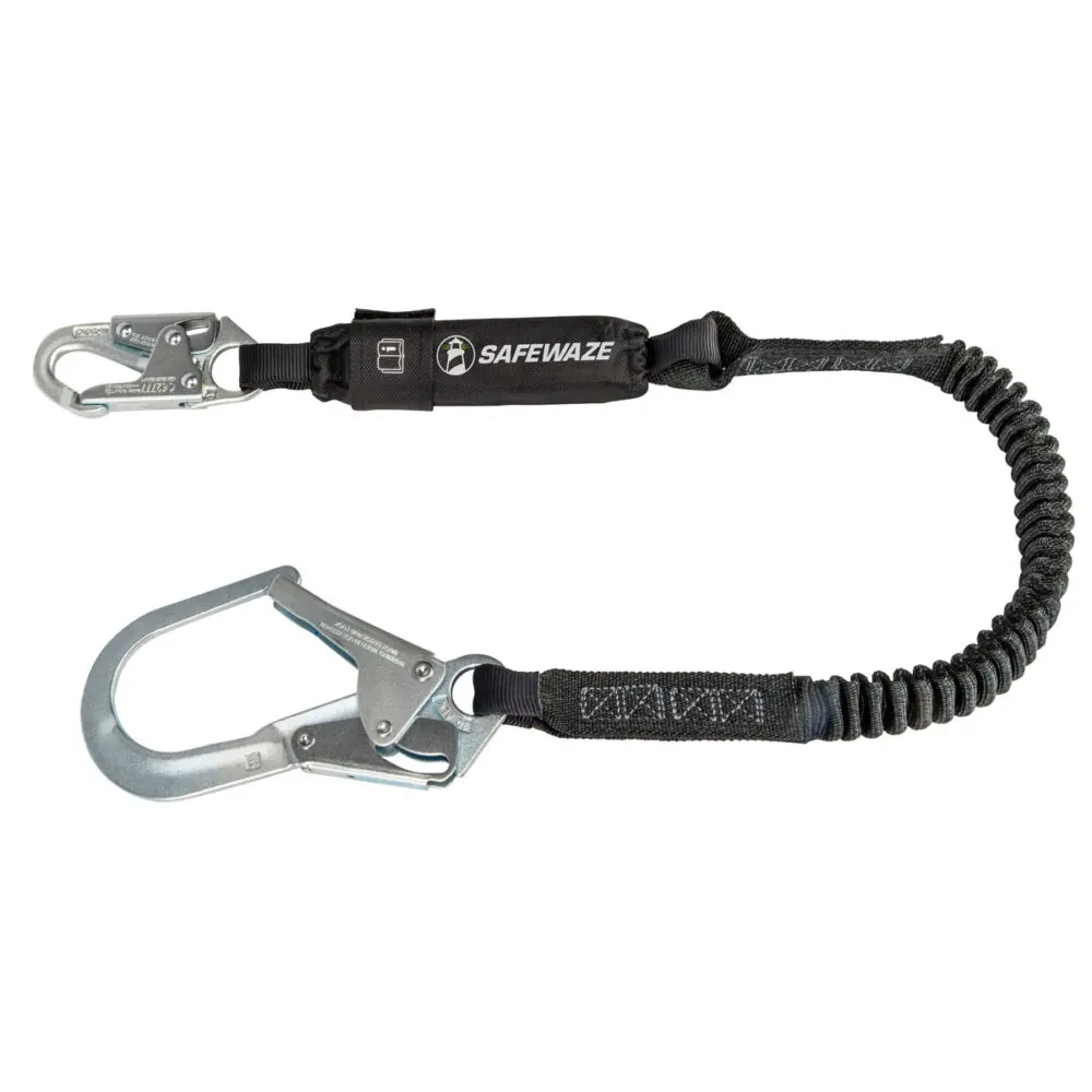 Pro 6′ Stretch Energy Absorbing Lanyard: Rebar Hook 1
