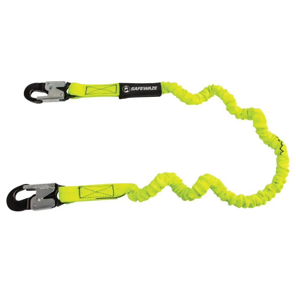 Pro 6′ Stretch Internal Energy Absorbing Lanyard: Alu Snap Hook 1