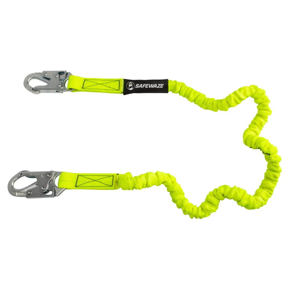 Pro 6′ Stretch Internal Energy Absorbing Lanyard: Snap Hook 1
