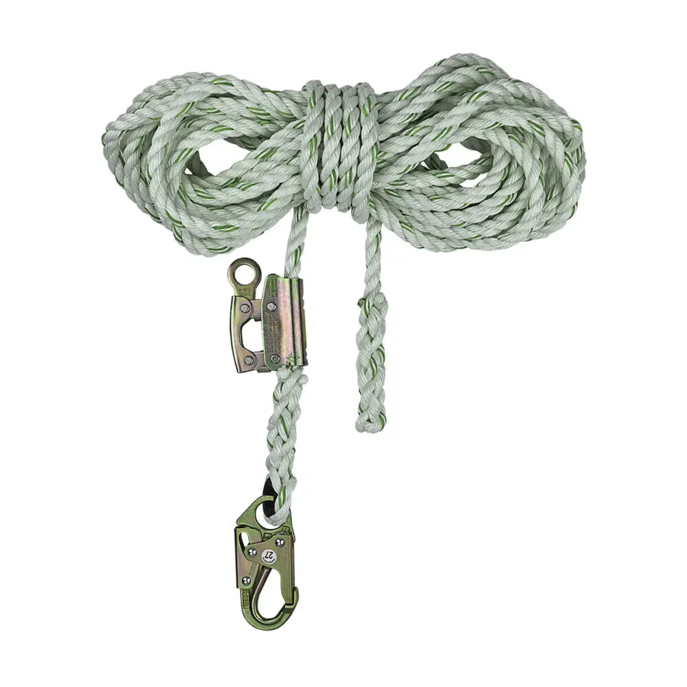 Pro Vertical Lifeline Assembly: Snap Hook, Rope Grab 1