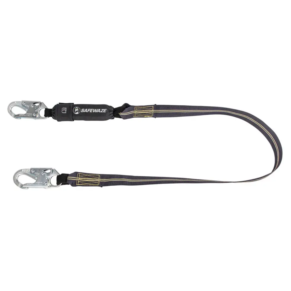 Welding 6′ Energy Absorbing Lanyard: Snap Hook 1