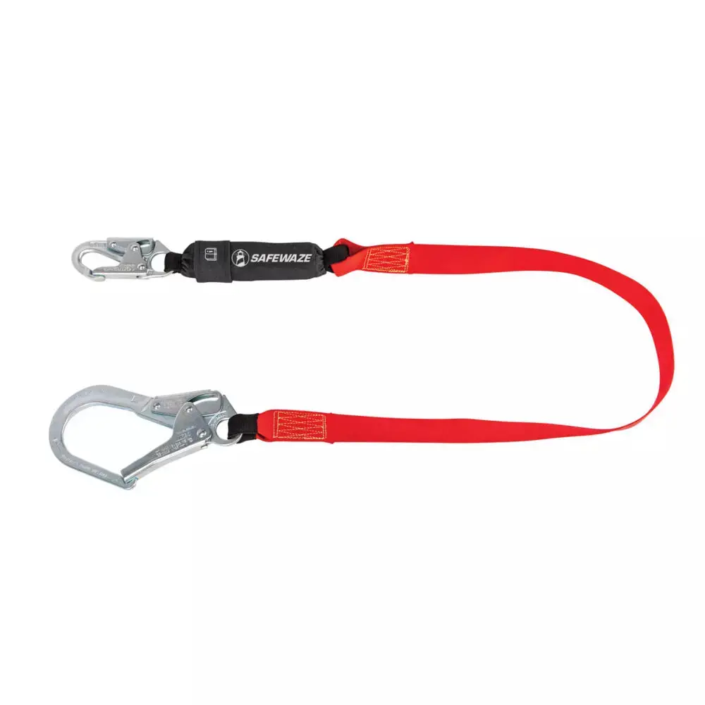 Welding 6′ Energy Absorbing Lanyard: Rebar Hook 1