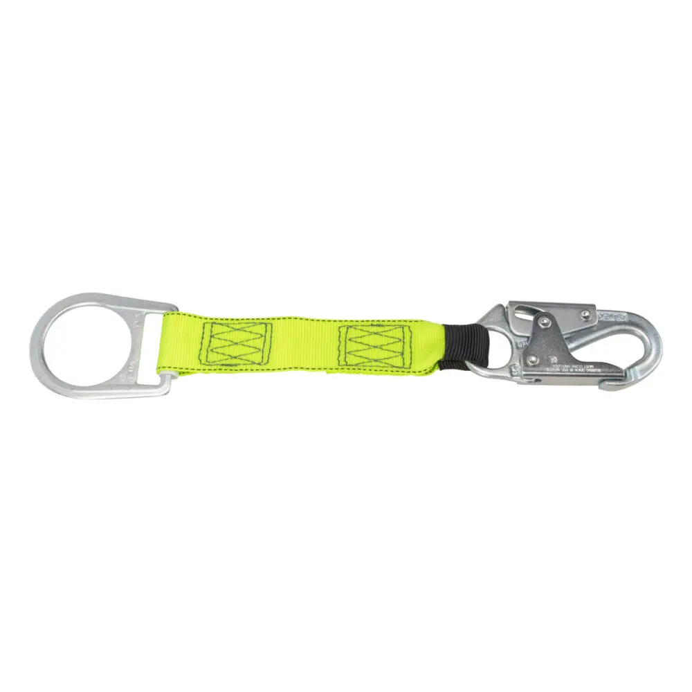 18″ D-Ring Extender: Snap Hook, D-Ring 1