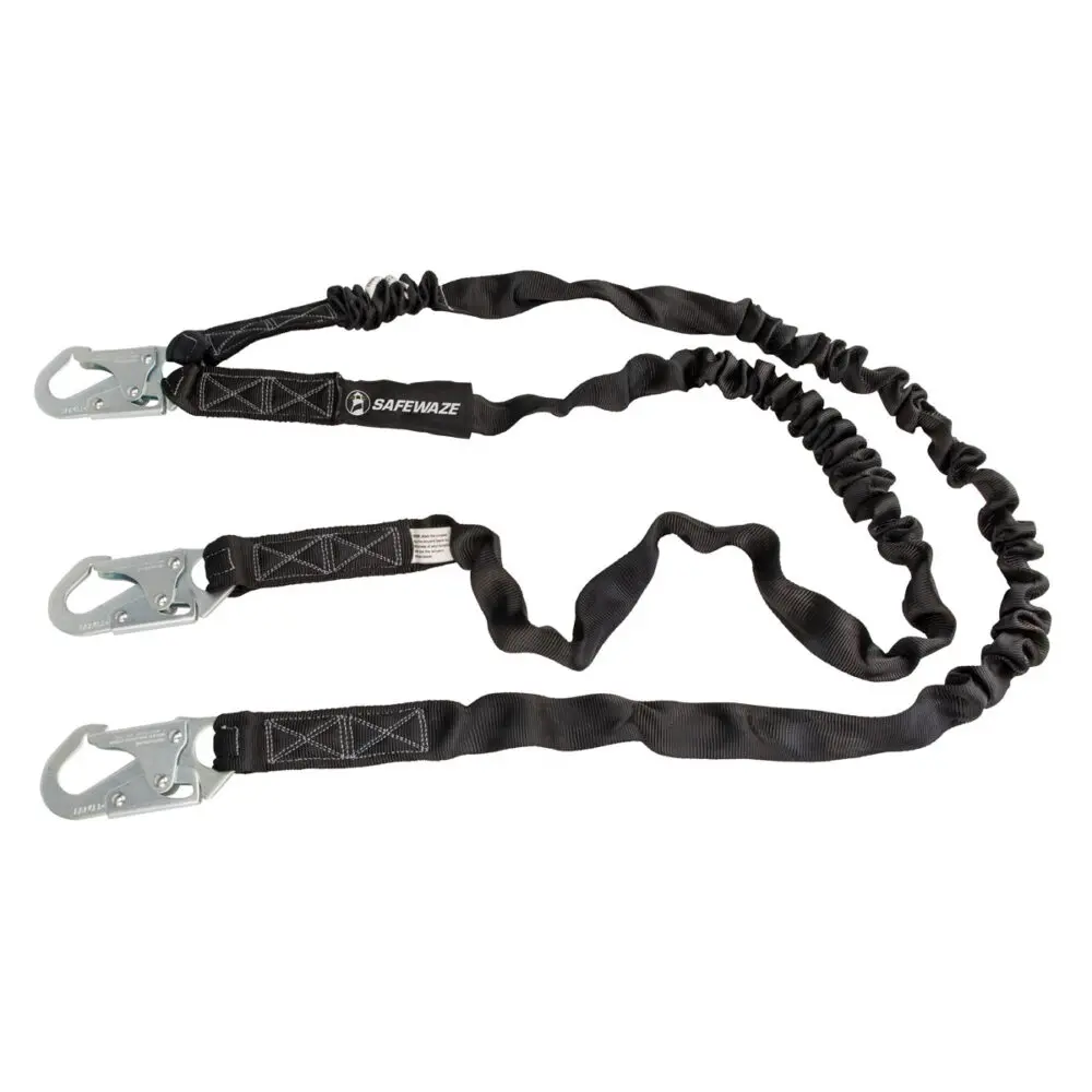 V-Line 6′ Internal Energy Absorbing Lanyard: Dual Leg, Snap Hooks 1