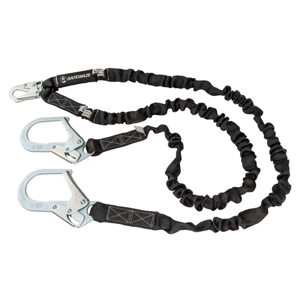 V-Line 6′ Internal Energy Absorbing Lanyard: Dual Leg, Rebar Hooks 1