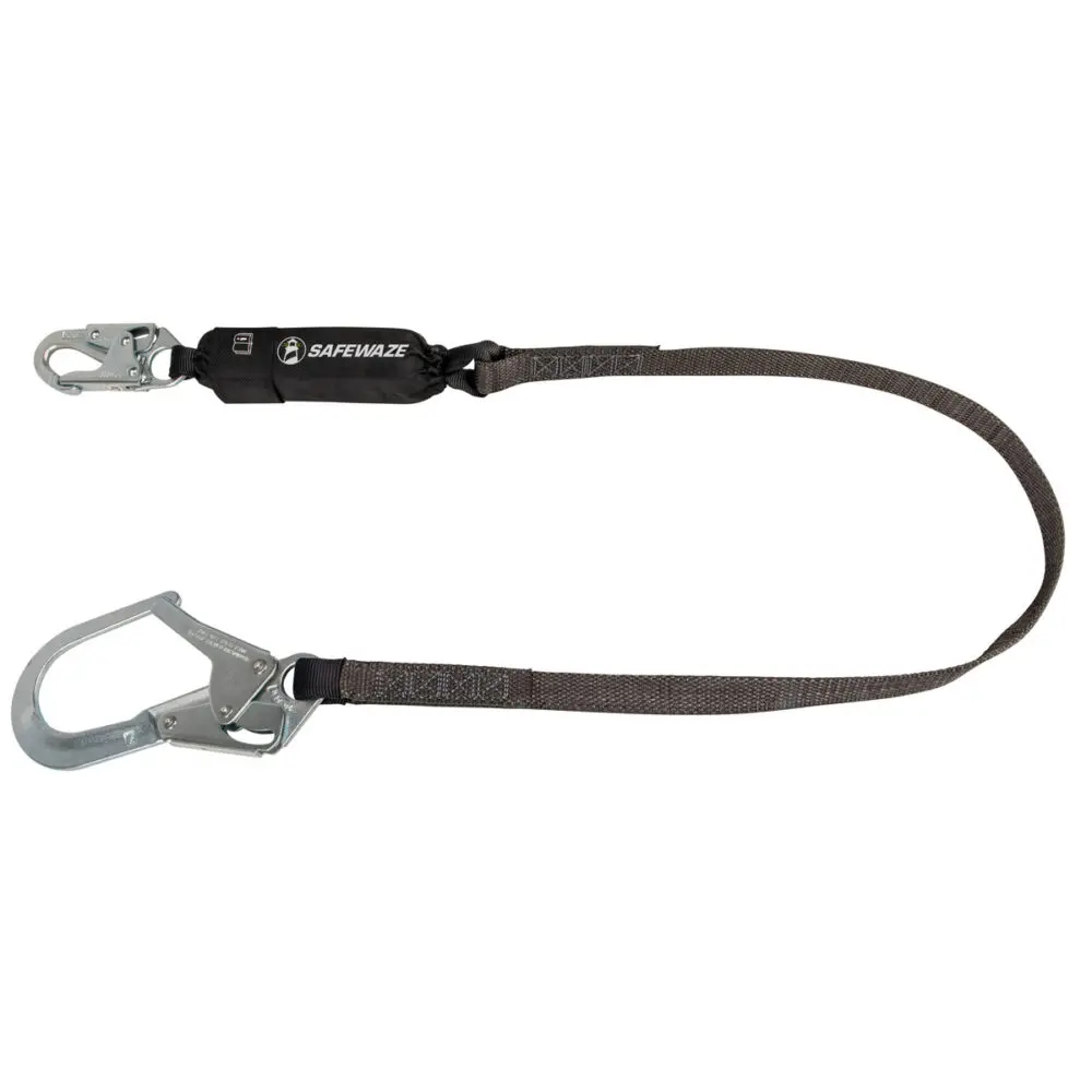 Heavyweight 6′ Energy Absorbing Lanyard: Rebar Hook 1