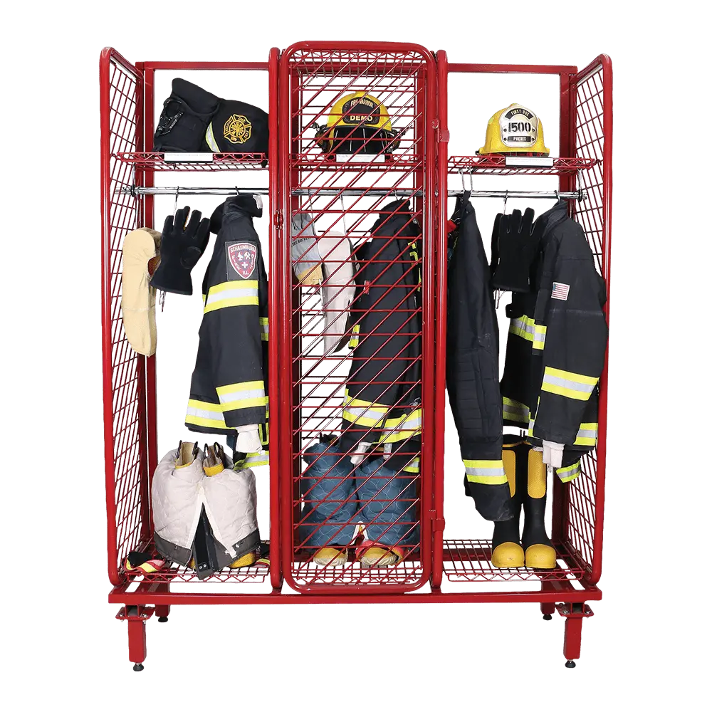 Single Sided Freestanding Red Rack 1