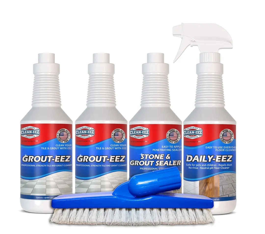 "The Deluxe Set" Tile & Grout Floor Care Kit 1