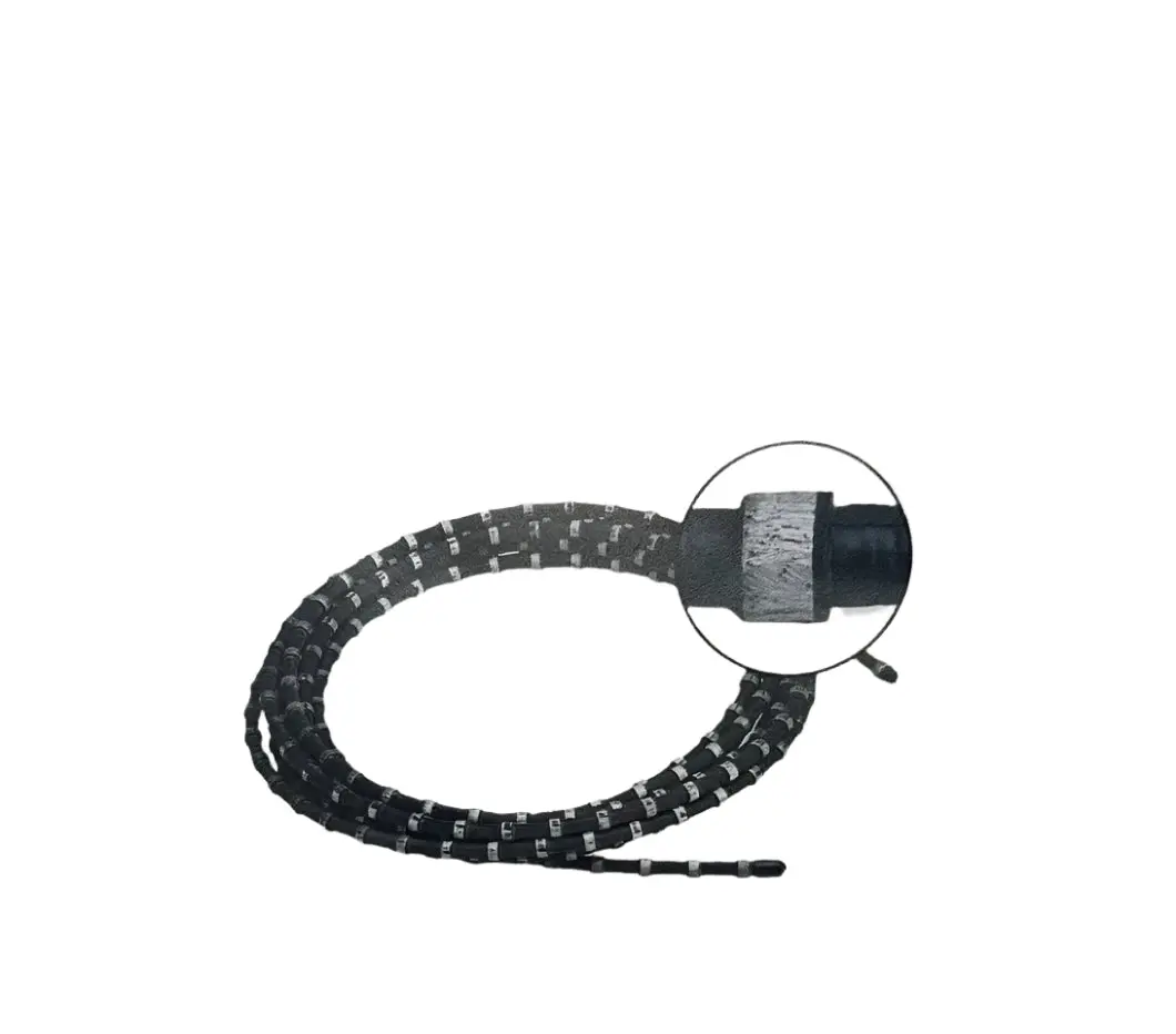 Hybrid Diamond Wire 40 Beads Per Meter 10.5 Mm - Per Foot 1