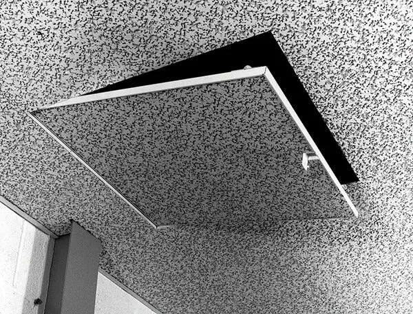 Sesame Concealed Grid Ceiling Hatch 1