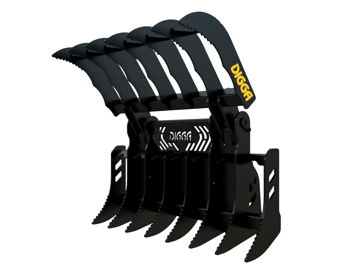 Digga Grapple Rake For Mini Loaders 1
