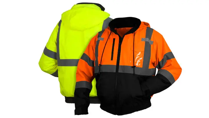 Pyramex Rj31: Type R - Class 3 Hi-Vis Orange & Lime Jacket 1