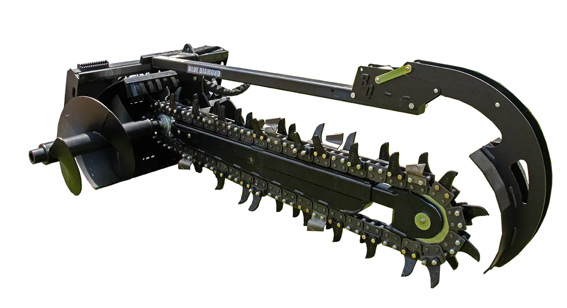 Blue Diamond Skid Steer Trencher - Severe Duty 1