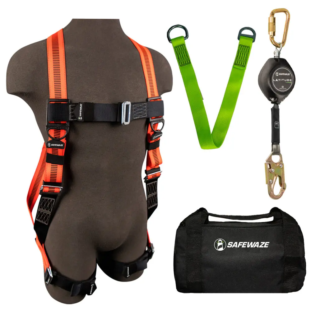 V-Line Bag Kit: Fs99280-E Harness, Fs-Fsp1411-W Srl-P, Fs811-6 Anchor, Fs8125 Bag 1