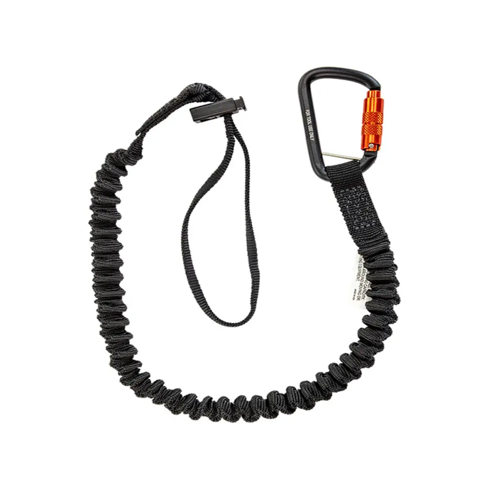 15 Lb. Elasticated Tool Tether: Carabiner, Cinch 1