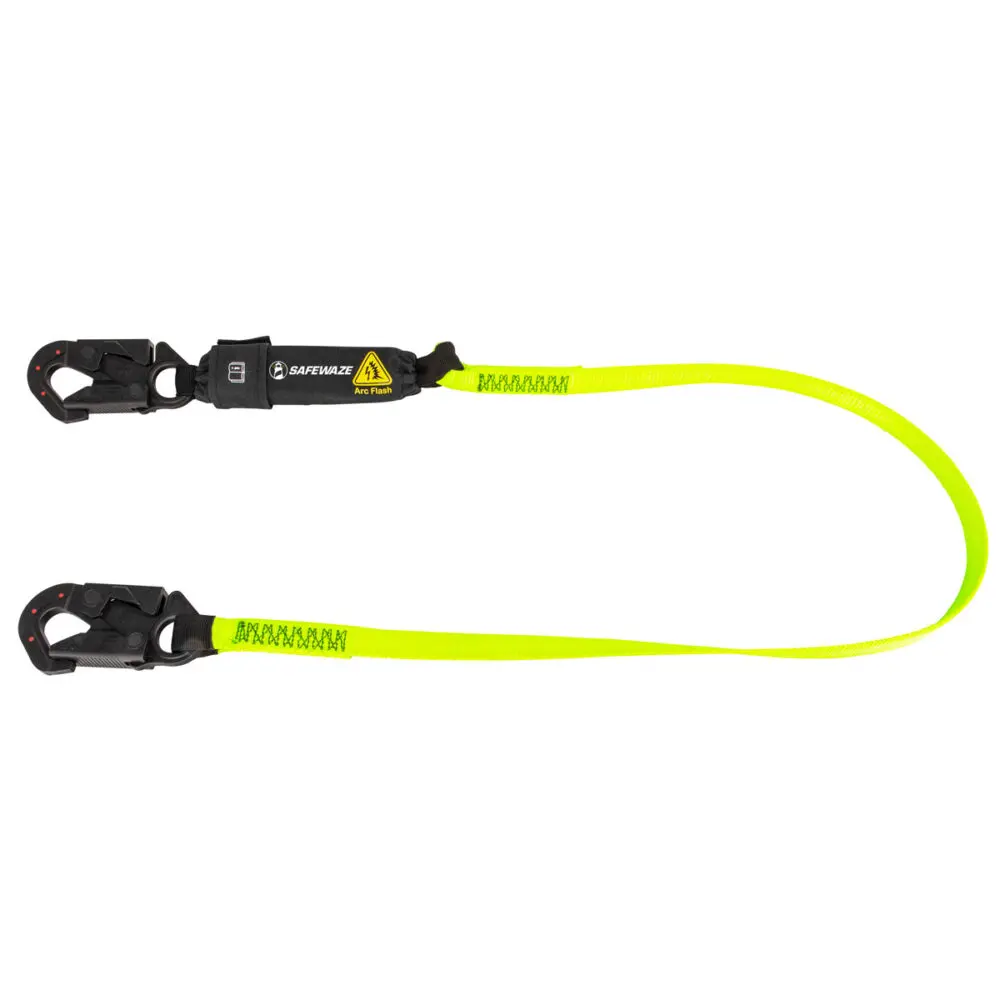 Arc Flash 6′ Energy Absorbing Lanyard: Dielectric Snap Hook 1