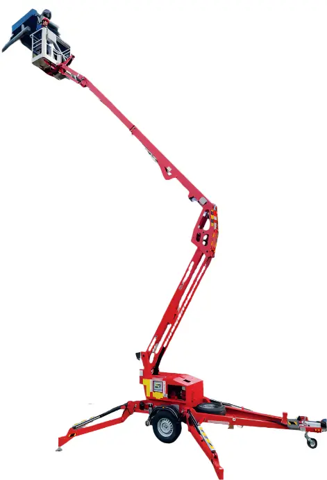 Trailer Mounted Boom/Bucket Rotating Lift - Tm4525a 1