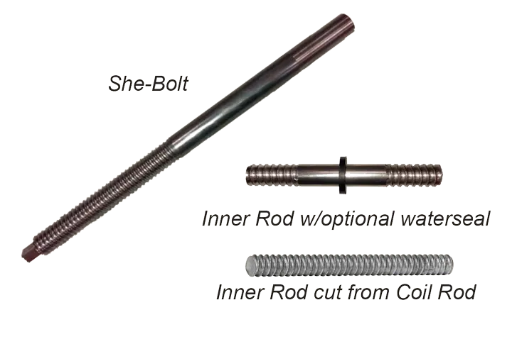 She-Bolts And Inner Rods 1