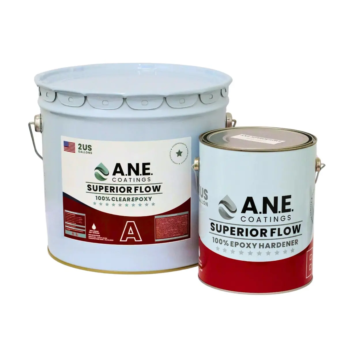 Epoxy Flooring Kit – 3 Gallon – Clear – Superior Flow 1