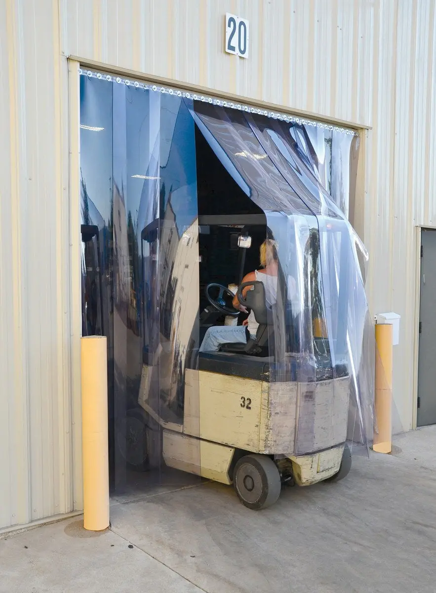 Vinyl Strip Doors - Header Mount 1