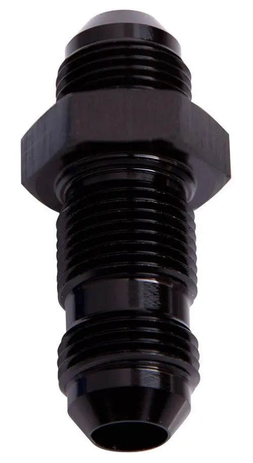 Af832-12Blk -12An Straight Black Anodized Bulkhead Fitting 1