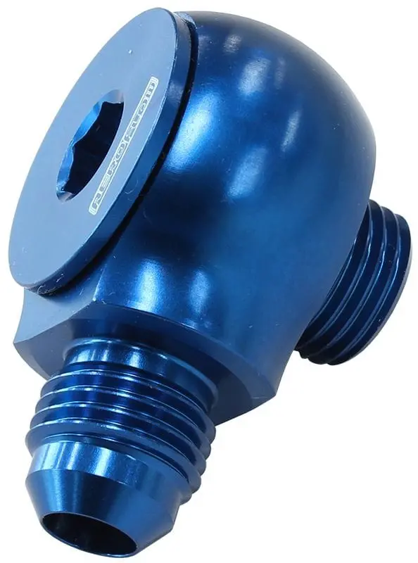 90-Degree Low-Profile Orb-To-An Adapter — -10Orb Female To -10An Male (Af909-10) 1