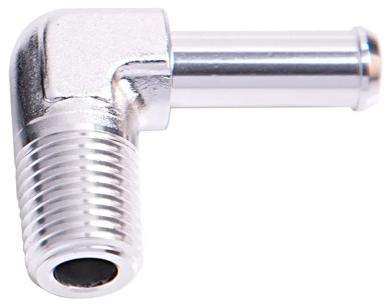 1/4" Npt To 3/8" Barb 90° Swivel Adapter – High-Pressure Fitting For Fuel Or Vacuum Lines 1