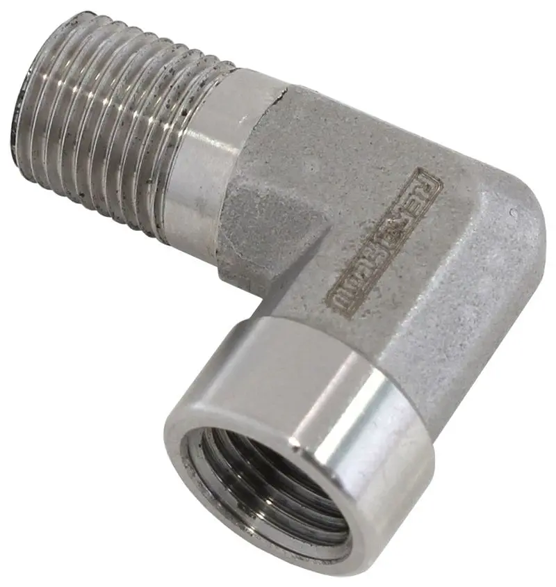 Af914-02Ss 1/8" Npt Stainless Steel 90° Female-To-Male Elbow Fitting 1