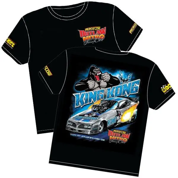 King Kong Pontiac Trans-Am Outlaw Nitro Funny Car Graphic T-Shirt – Rtkk-5T 1