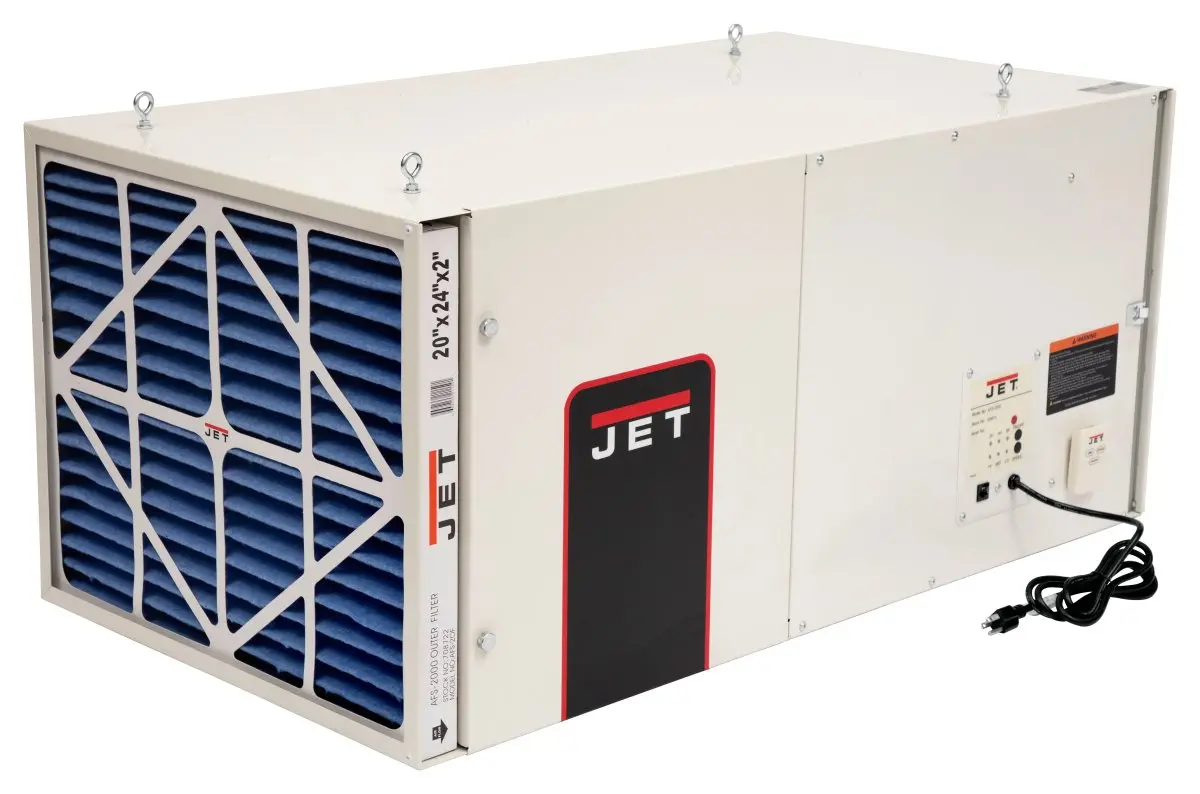 Afs-2000, 1700Cfm Air Filtration System, 3-Speed, With Remote Control 1