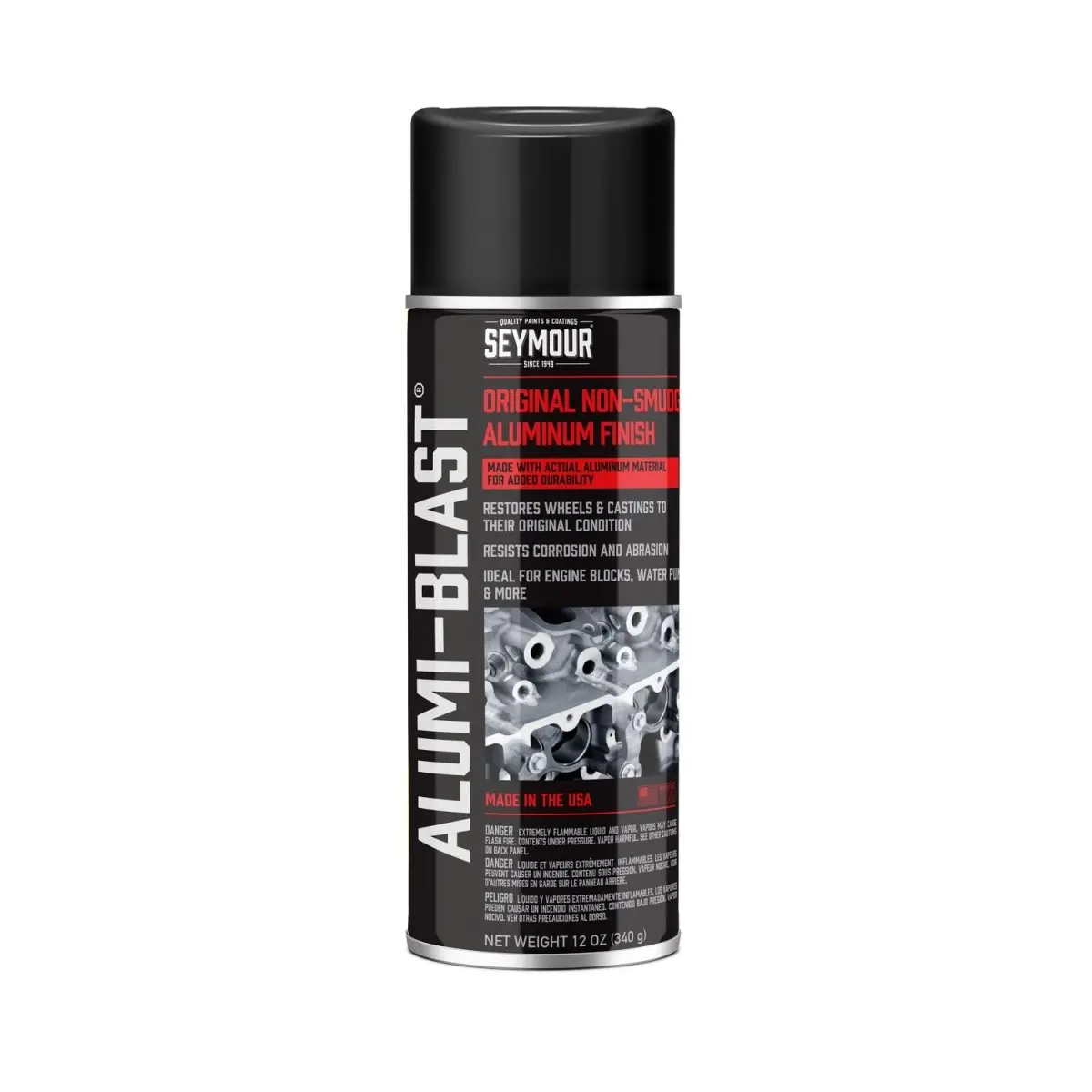 Seymour Alumi-Blast, Automotive Aluminum Spray Paint - 6 Pack 1