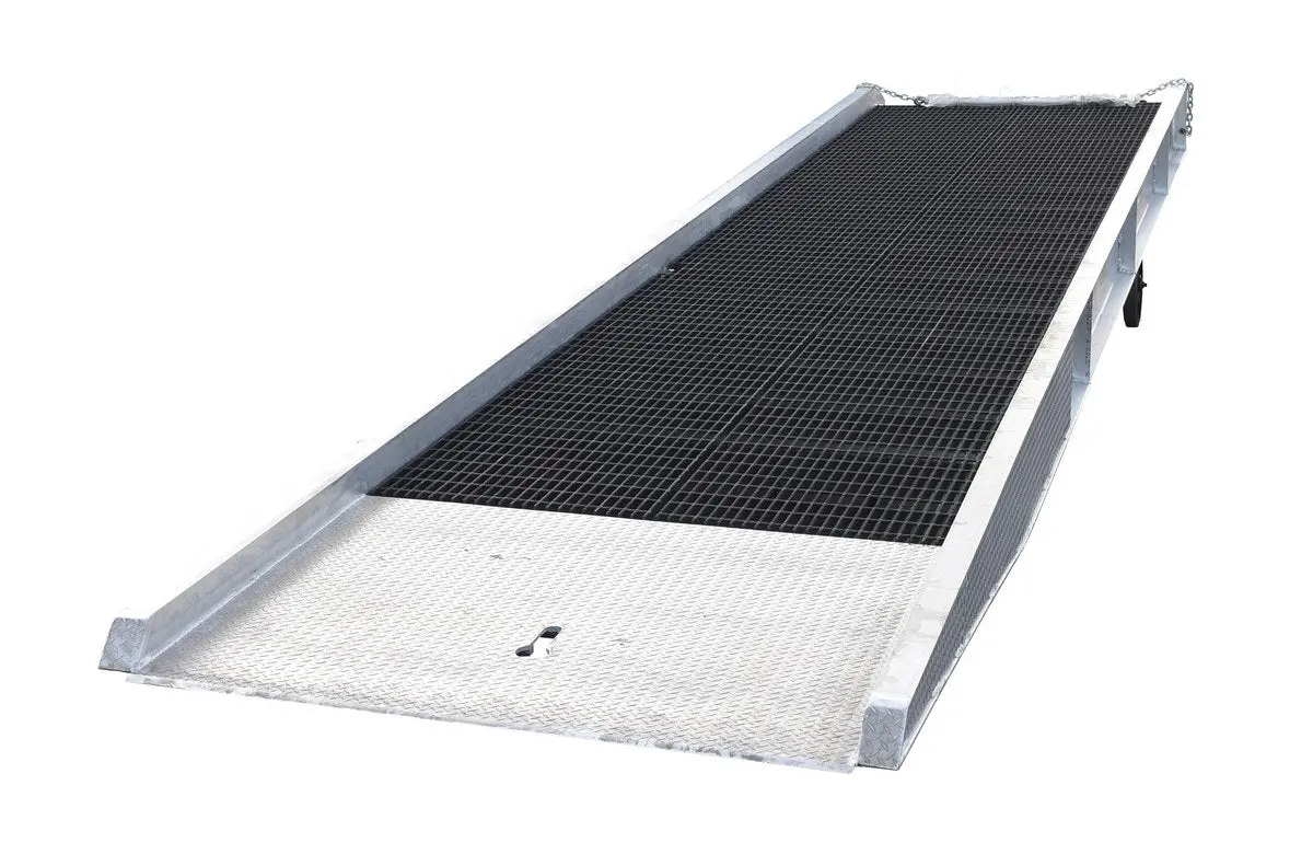 Aluminum Yard Ramps - Steel Grading 1