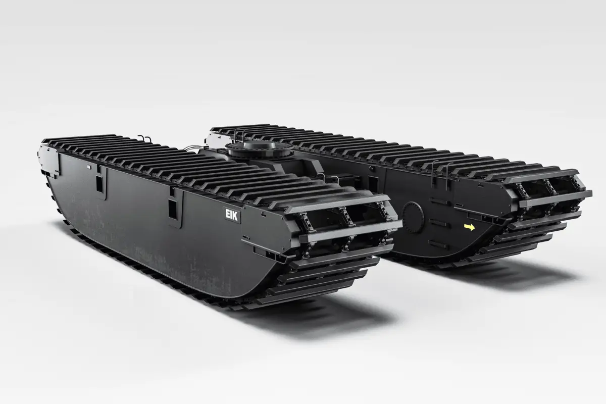 Undercarriage For Pontoon Excavator - Am300-2 1