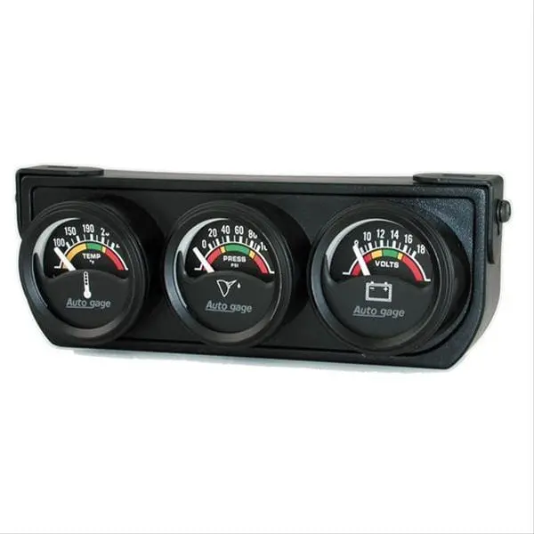 Autogage By Autometer Analog Gauge Console With Custom Mounting 1